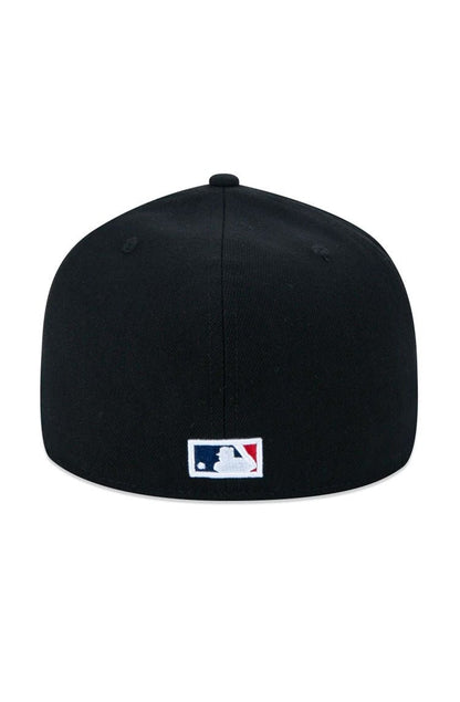Boné New Era 59FIFTY MLB New York Yankees Core Fitted Aba Reta Preto/Branco - NewSkull
