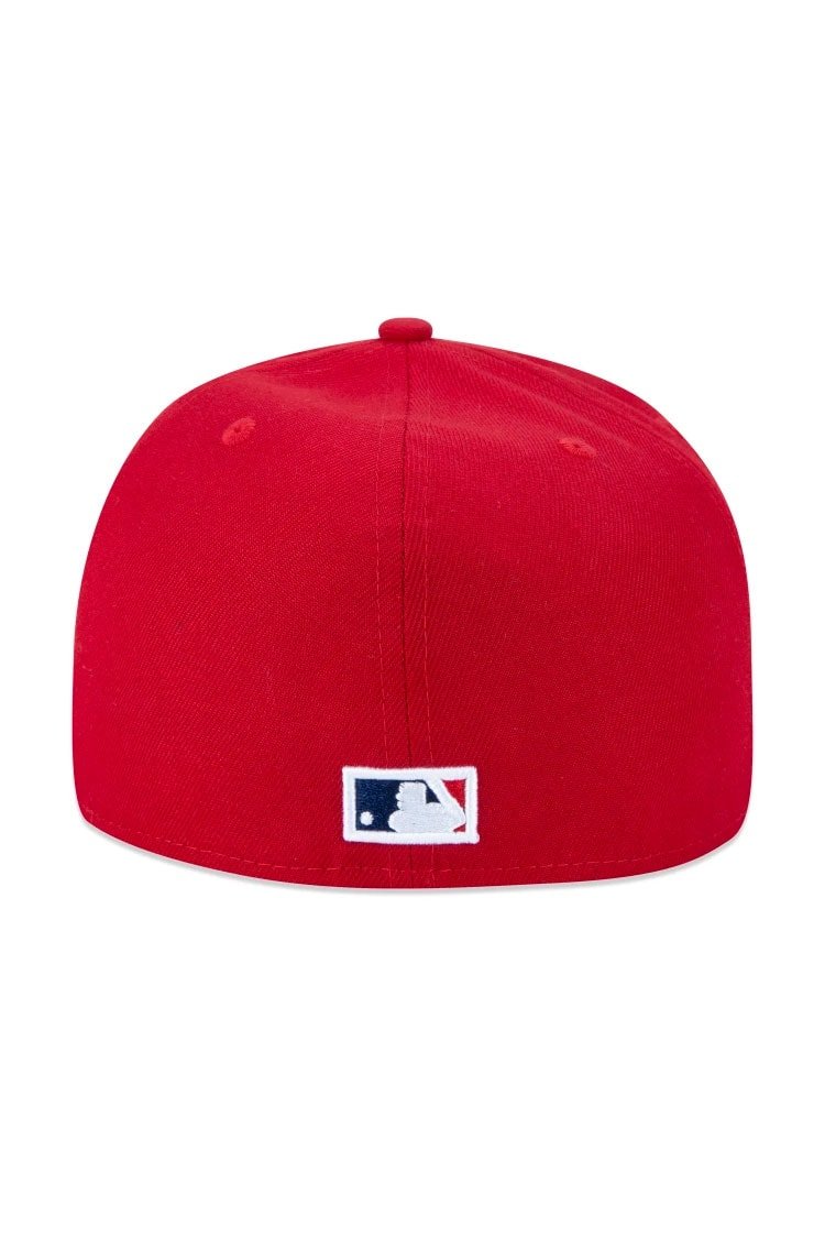 Boné New Era 59FIFTY MLB Saint Louis Cardinals Core Fitted Aba Reta Vermelho/Branco - NewSkull