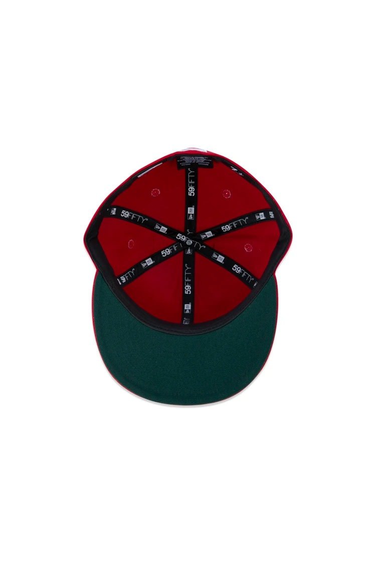 Boné New Era 59FIFTY MLB Saint Louis Cardinals Core Fitted Aba Reta Vermelho/Branco - NewSkull