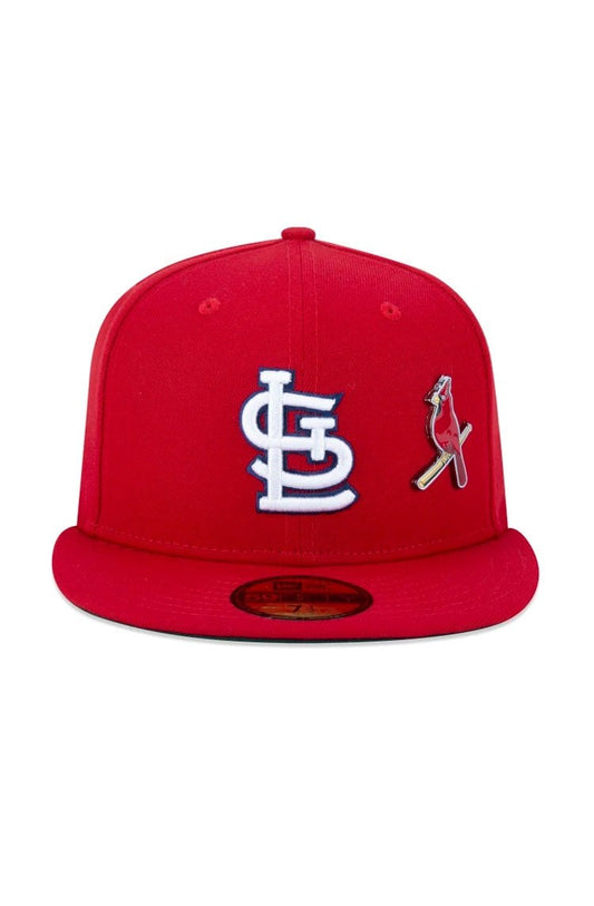 Boné New Era 59FIFTY MLB Saint Louis Cardinals Core Fitted Aba Reta Vermelho/Branco - NewSkull