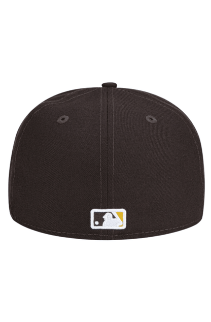 Boné New Era 59FIFTY MLB San Diego Padres Marrom/Amarelo - NewSkull