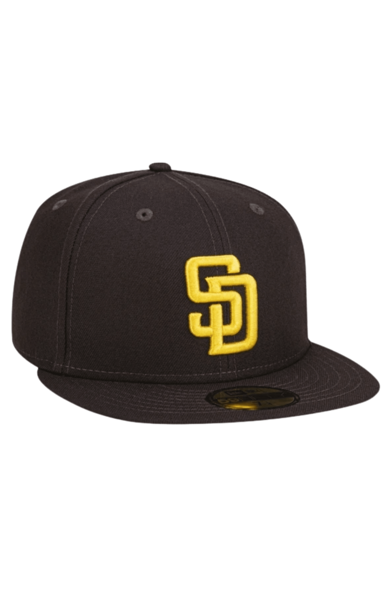 Boné New Era 59FIFTY MLB San Diego Padres Marrom/Amarelo - NewSkull