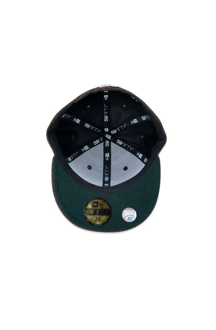 Boné New Era 59fifty Modern Classic MLB New York Yankees Marrom/Branco - NewSkull