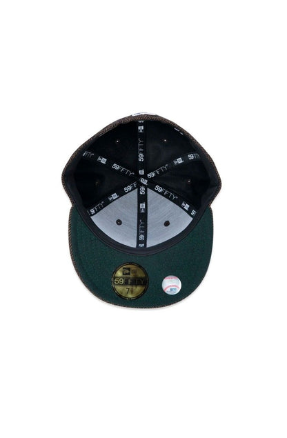 Boné New Era 59fifty Modern Classic MLB New York Yankees Marrom/Branco - NewSkull