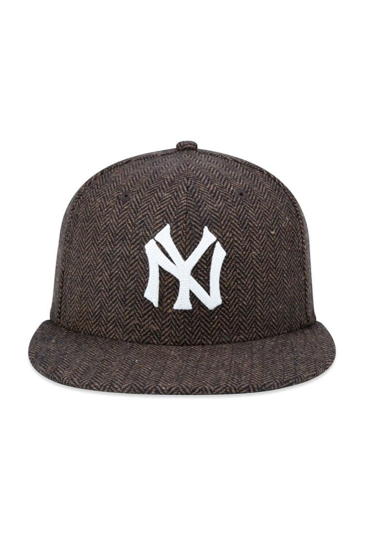 Boné New Era 59fifty Modern Classic MLB New York Yankees Marrom/Branco - NewSkull