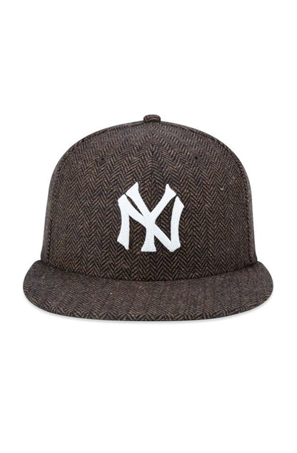 Boné New Era 59fifty Modern Classic MLB New York Yankees Marrom/Branco - NewSkull