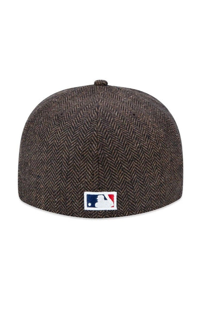 Boné New Era 59fifty Modern Classic MLB New York Yankees Marrom/Branco - NewSkull