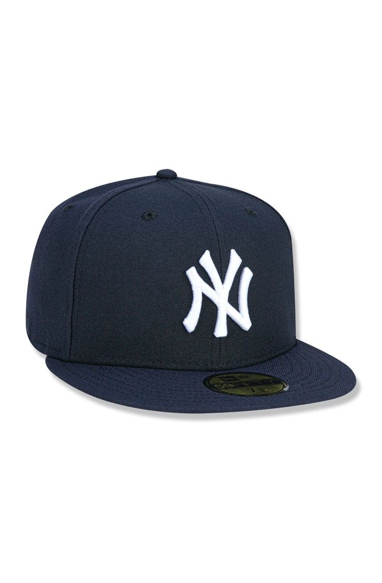 Boné New Era 59fifty New York Yankees Mlb Azul Marinho/Branco - NewSkull