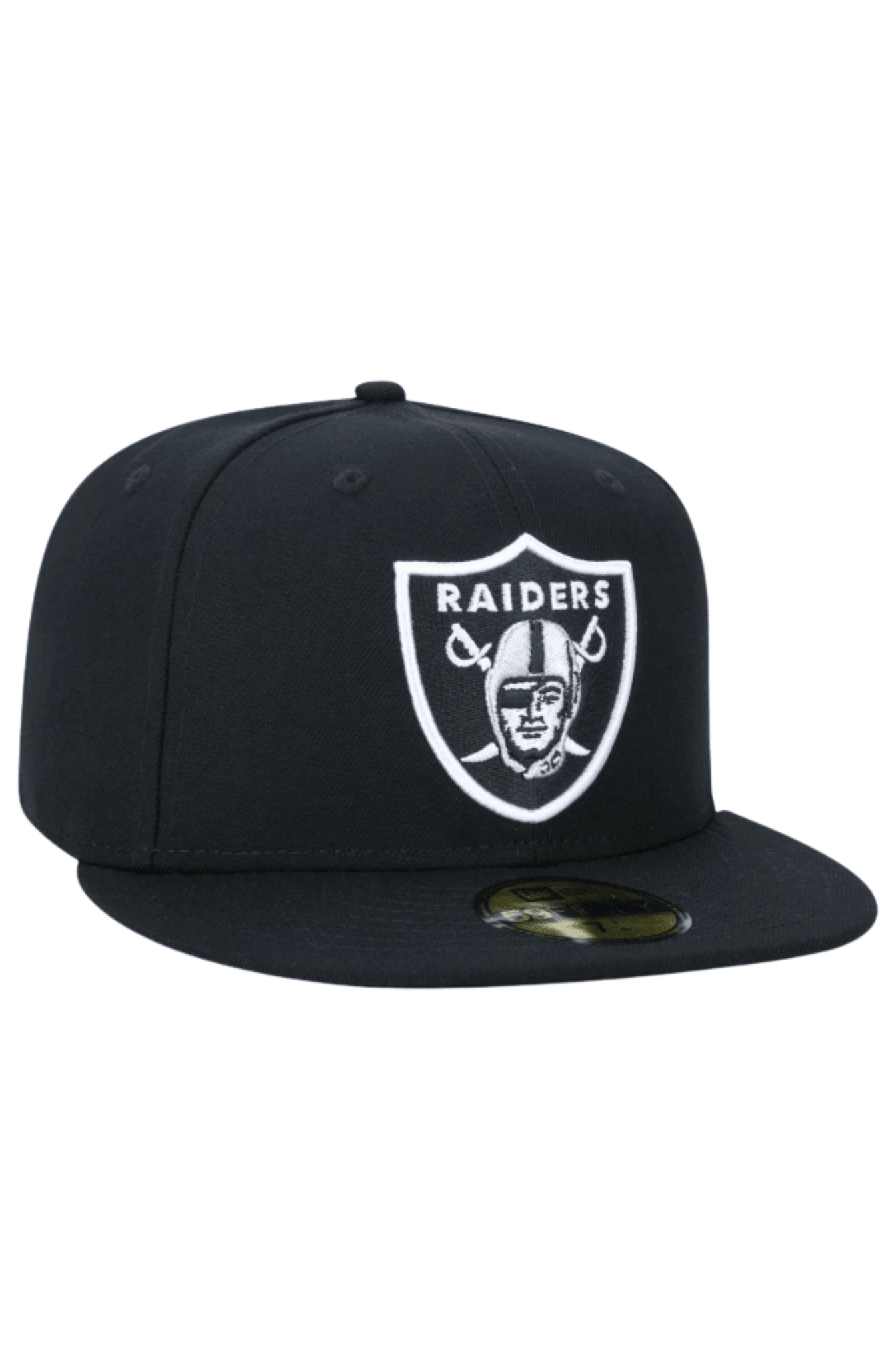 Boné New Era 59FIFTY NFL Las Vegas Raiders Preto/Branco - NewSkull