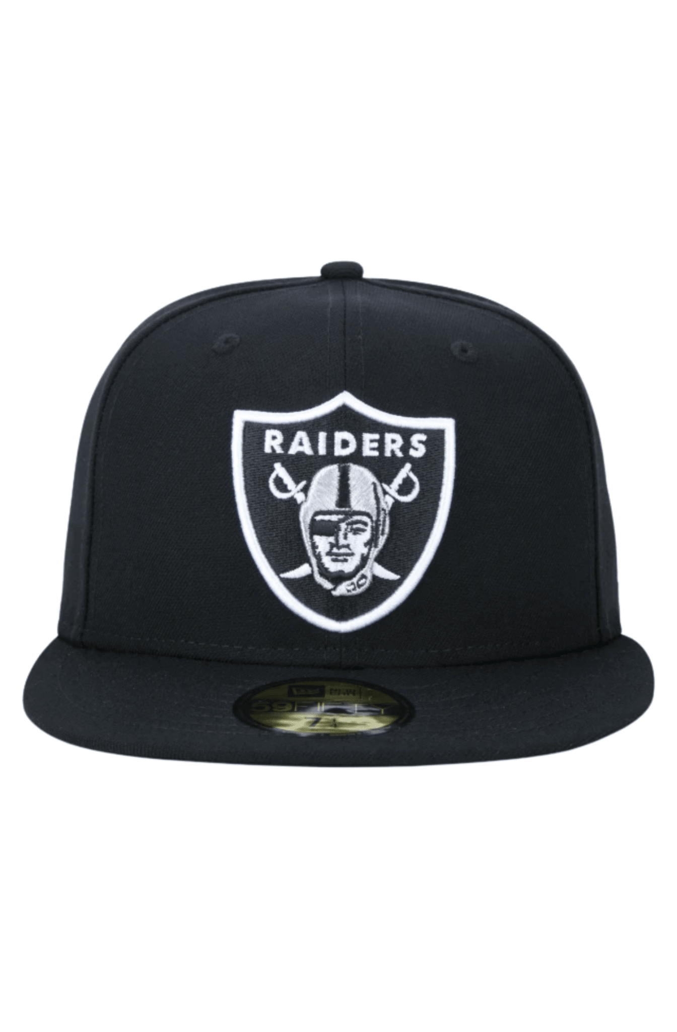 Boné New Era 59FIFTY NFL Las Vegas Raiders Preto/Branco - NewSkull