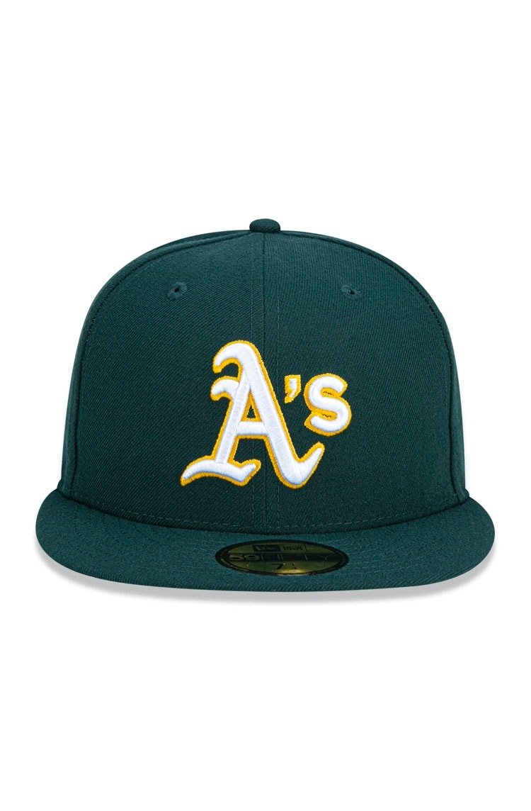 Boné New Era 59FIFTY Oakland Athletics MLB Verde/Amarelo - NewSkull