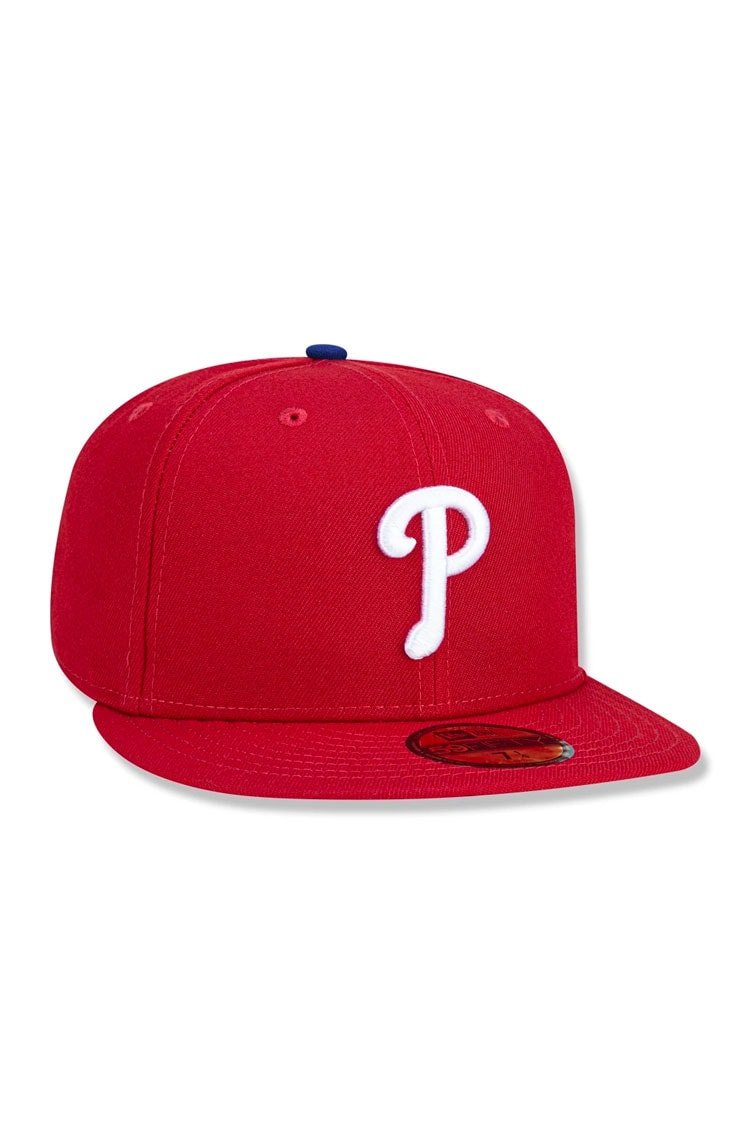 Boné New Era 59fifty Philadelphia Phillies Mlb Vermelho/Branco - NewSkull
