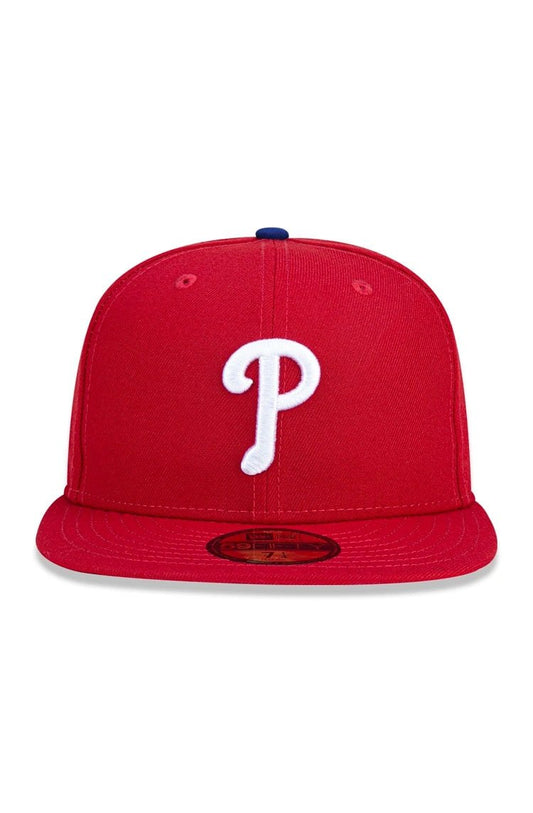 Boné New Era 59fifty Philadelphia Phillies Mlb Vermelho/Branco - NewSkull