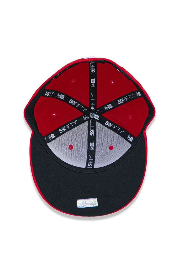Boné New Era 59fifty Philadelphia Phillies Mlb Vermelho/Branco - NewSkull