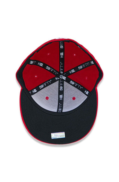 Boné New Era 59fifty Philadelphia Phillies Mlb Vermelho/Branco - NewSkull