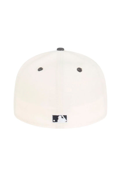 Boné New Era 59FIFTY Retro Crown New York Yankees Subway Series Off White/Azul Marinho - NewSkull