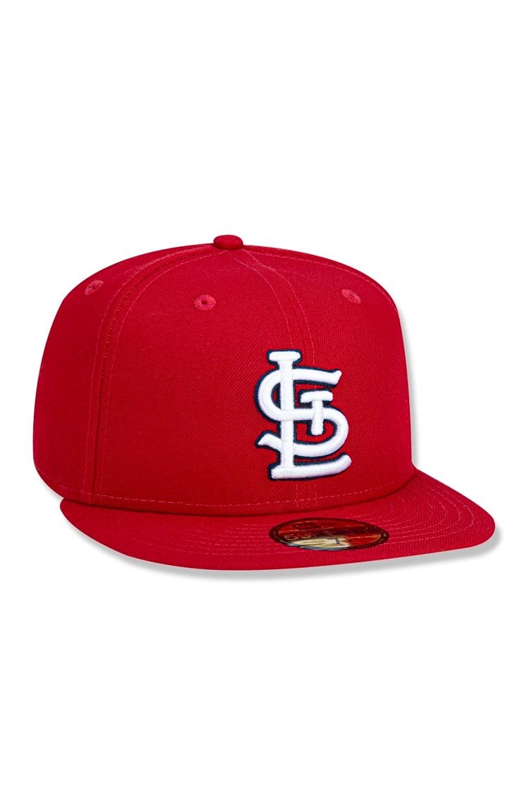 Boné New Era 59fifty Saint Louis Cardinals Mlb Vermelho/Branco - NewSkull