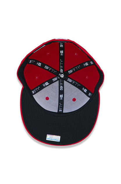 Boné New Era 59fifty Saint Louis Cardinals Mlb Vermelho/Branco - NewSkull