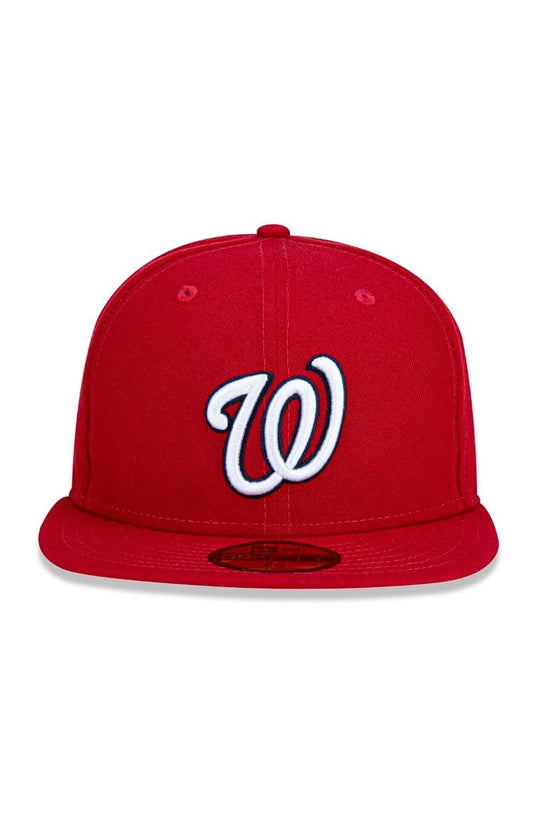 Boné New Era 59FIFTY Washington Nationals MLB Vermelho/Branco - NewSkull
