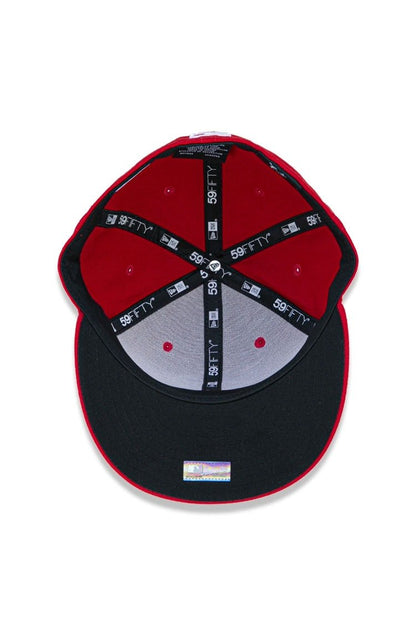 Boné New Era 59FIFTY Washington Nationals MLB Vermelho/Branco - NewSkull