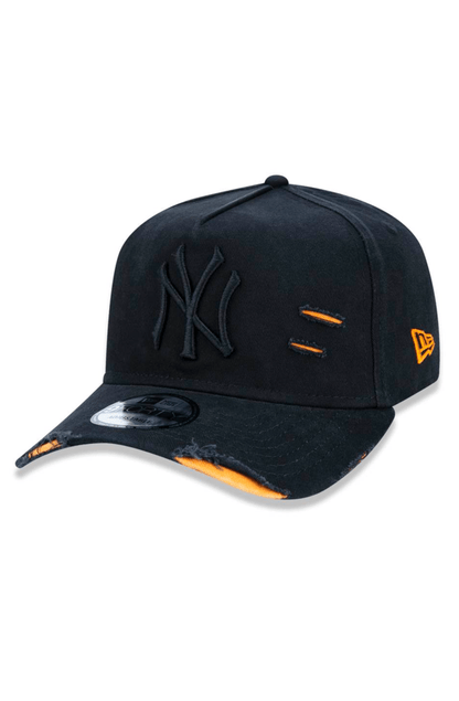 BONÉ NEW ERA 940 NEW YORK YANKEES MLB STRAPBACK PRETO - NewSkull