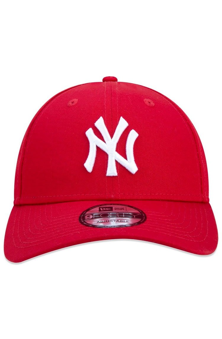 Boné New Era 940 Snapback Mlb Ny Yankees Vermelho/Branco - NewSkull