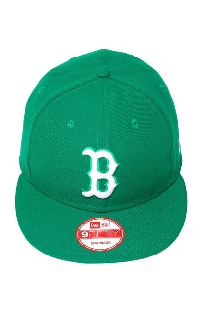 Bone New Era 9Fifty Boston Red Sox Mlb Verde/Branco - NewSkull