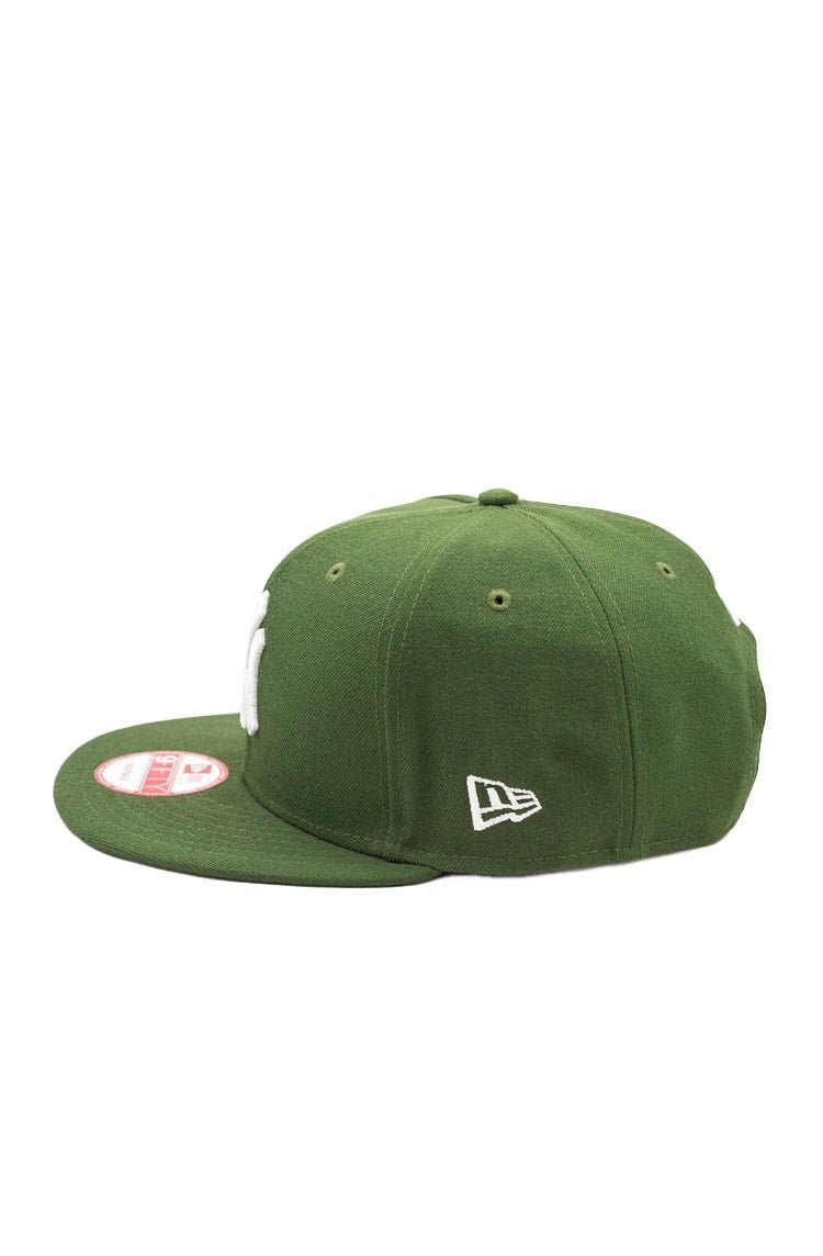 Bone New Era 9Fifty Los Angeles Dodgers Mlb Verde/Branco - NewSkull