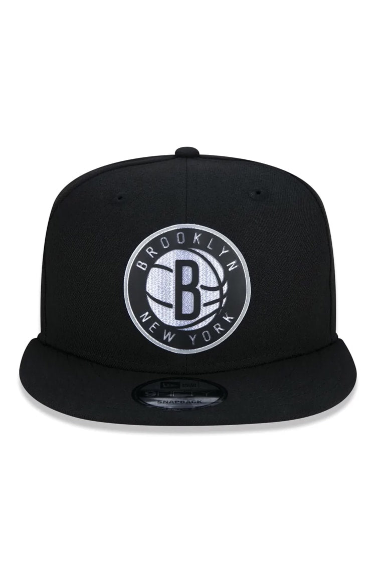 Boné New Era 9Fifty Nba Brooklyn Nets Back Half Preto - NewSkull