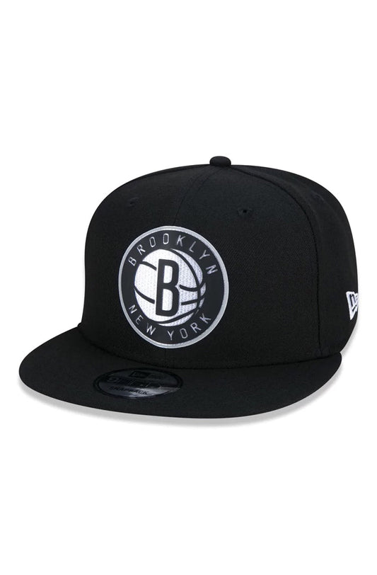 Boné New Era 9Fifty Nba Brooklyn Nets Back Half Preto - NewSkull