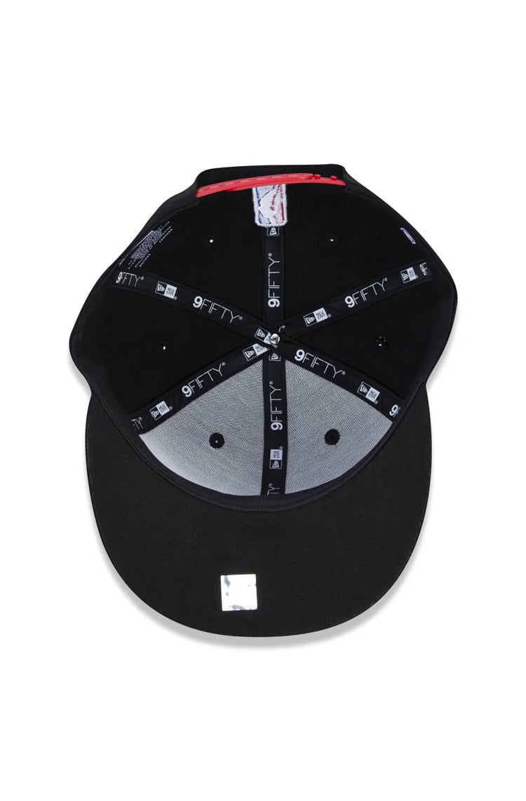 Boné New Era 9Fifty Nba Chicago Bulls Back Half Preto - NewSkull
