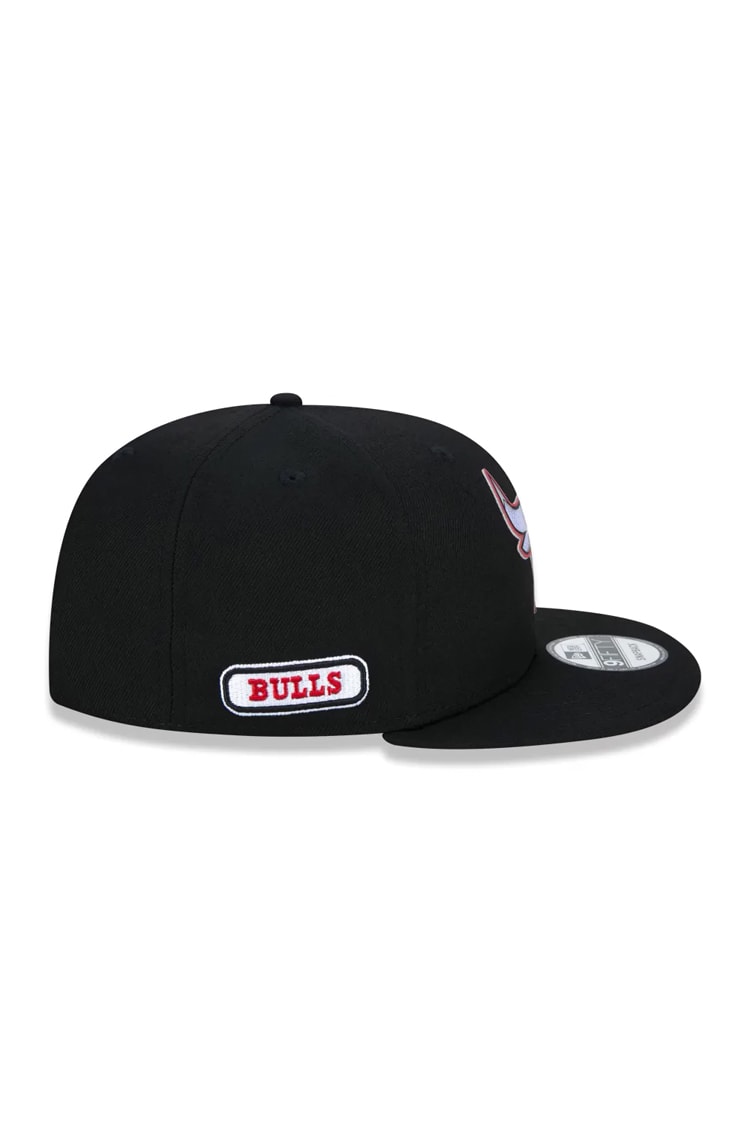 Boné New Era 9Fifty Nba Chicago Bulls Back Half Preto - NewSkull
