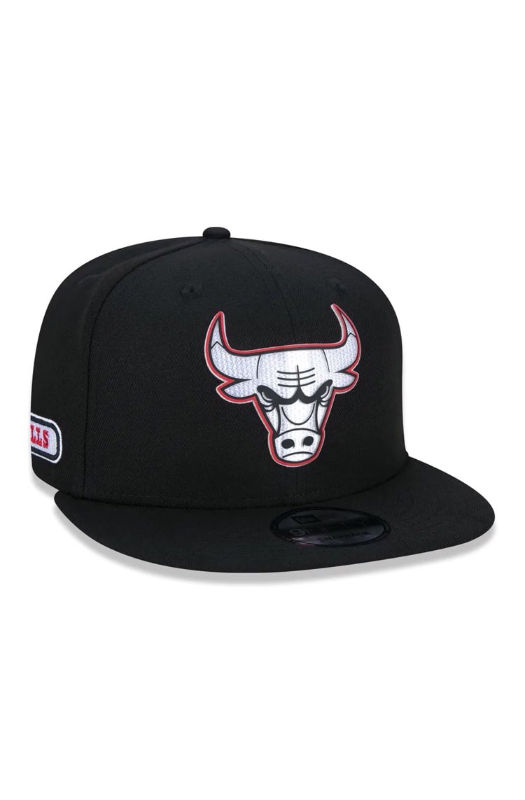 Boné New Era 9Fifty Nba Chicago Bulls Back Half Preto - NewSkull
