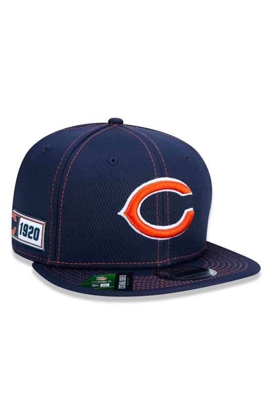 Boné New Era 9Fifty Nfl Onfield Coleção Sideline Chicago Bears Marinho - NewSkull