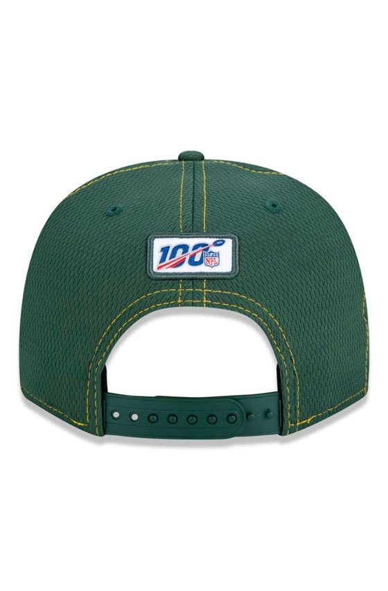 Bone New Era 9Fifty Nfl OnField Coleção Sideline Green Bay Packers Verde/Amarelo - NewSkull