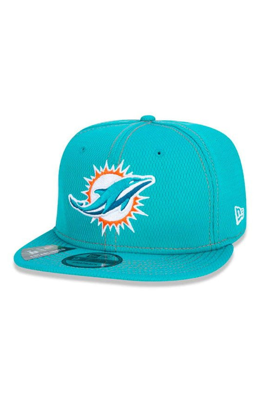Boné New Era 9Fifty Nfl Onfield Coleção Sideline Miami Dolphins Verde - NewSkull