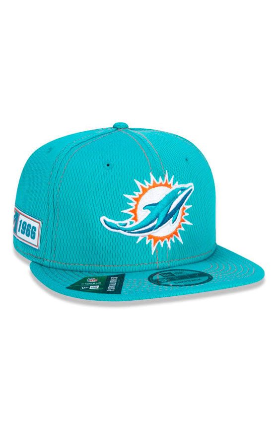 Boné New Era 9Fifty Nfl Onfield Coleção Sideline Miami Dolphins Verde - NewSkull