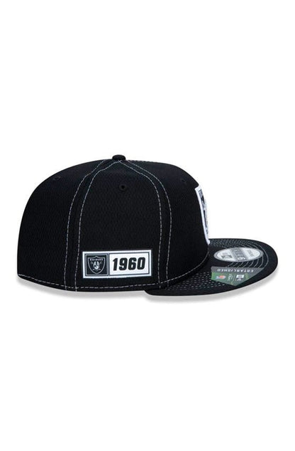Boné New Era 9Fifty Nfl Onfield Coleção Sideline Oakland Raiders Preto - NewSkull