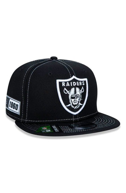 Boné New Era 9Fifty Nfl Onfield Coleção Sideline Oakland Raiders Preto - NewSkull
