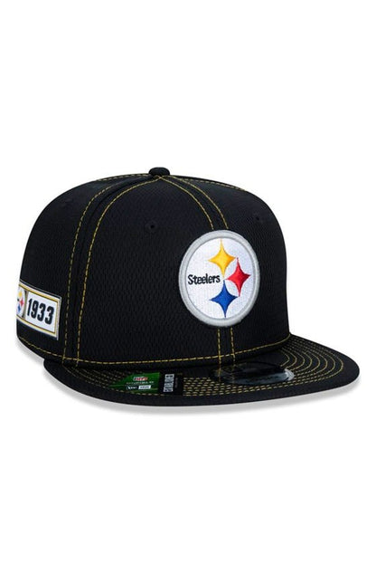 Boné New Era 9Fifty Nfl Onfield Coleção Sideline Pittsburgh Steelers Preto - NewSkull
