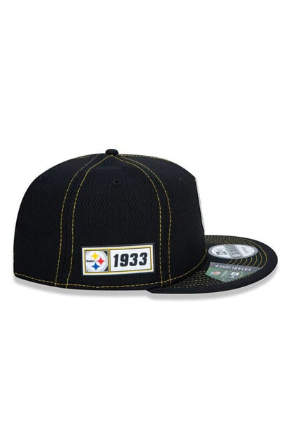 Boné New Era 9Fifty Nfl Onfield Coleção Sideline Pittsburgh Steelers Preto - NewSkull