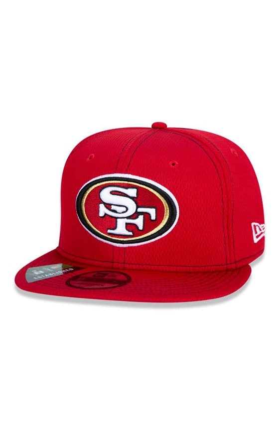 Boné New Era 9Fifty Nfl Onfield Coleção Sideline San Francisco 49Ers Vermelho - NewSkull