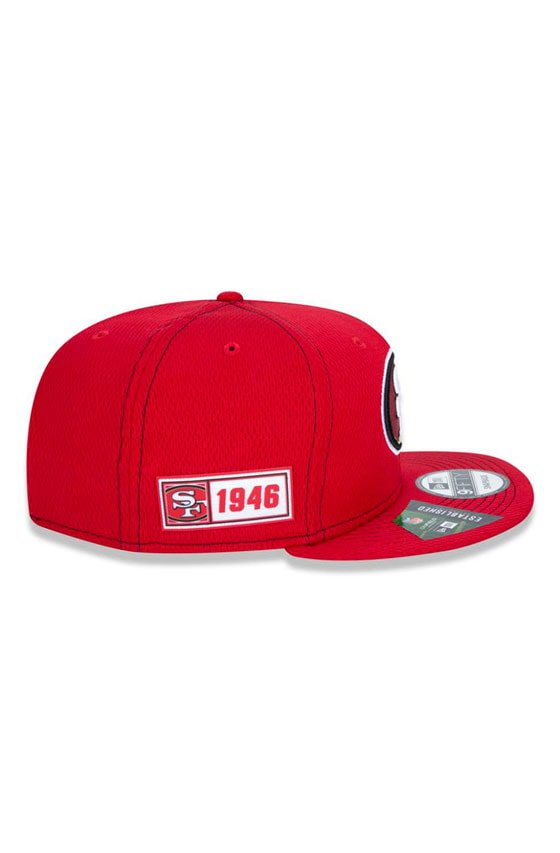 Boné New Era 9Fifty Nfl Onfield Coleção Sideline San Francisco 49Ers Vermelho - NewSkull