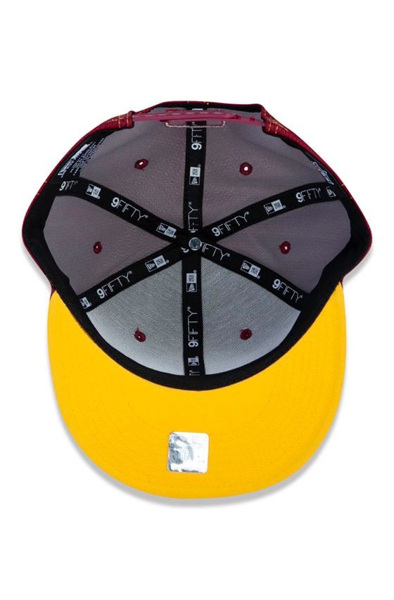 Boné New Era 9Fifty Nfl Onfield Coleção Sideline Washington Redskins Bordo - NewSkull