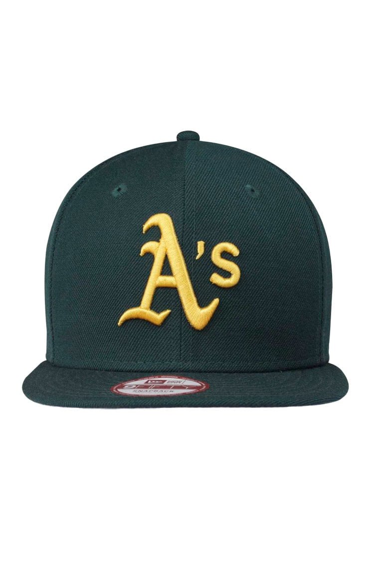 Bone New Era 9Fifty Oakland Athletics Mlb Verde/Amarelo - NewSkull