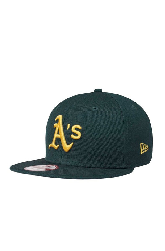 Bone New Era 9Fifty Oakland Athletics Mlb Verde/Amarelo - NewSkull