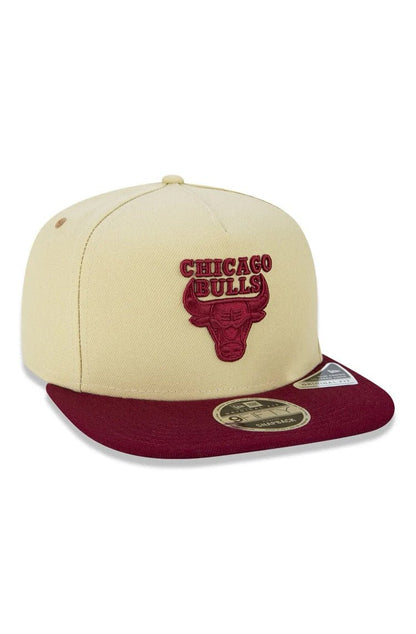 Boné New Era 9Fifty Original Fit Aframe Nba Chicago Bulls Surton Bege - NewSkull