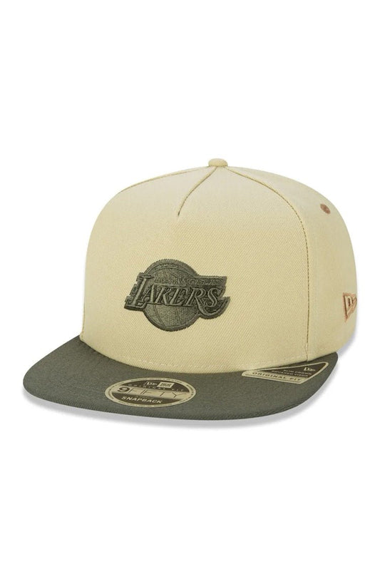 Boné New Era 9Fifty Original Fit Aframe Nba Los Angeles Lakers Surton Bege - NewSkull