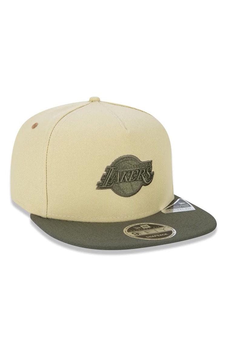 Boné New Era 9Fifty Original Fit Aframe Nba Los Angeles Lakers Surton Bege - NewSkull