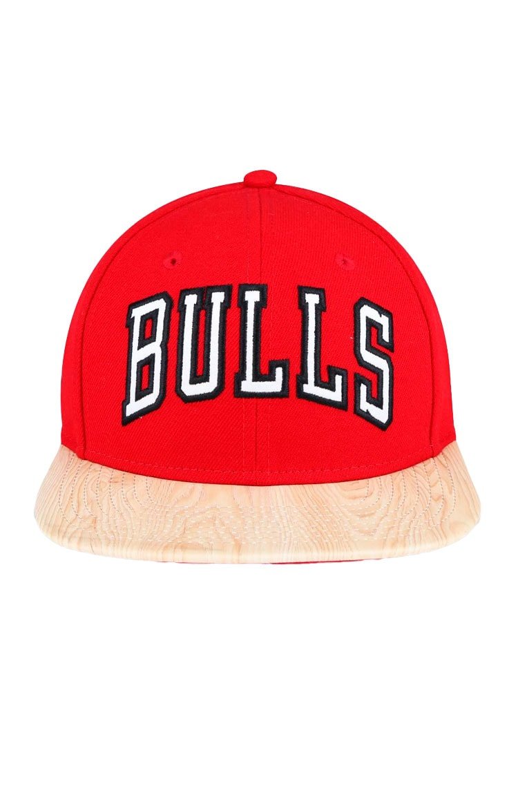 Bone New Era 9Fifty Original Fit Chicago Bulls Nba Vermelho/Bege - NewSkull